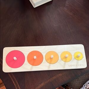 Lovevery Colorful Wooden Stacking Toy